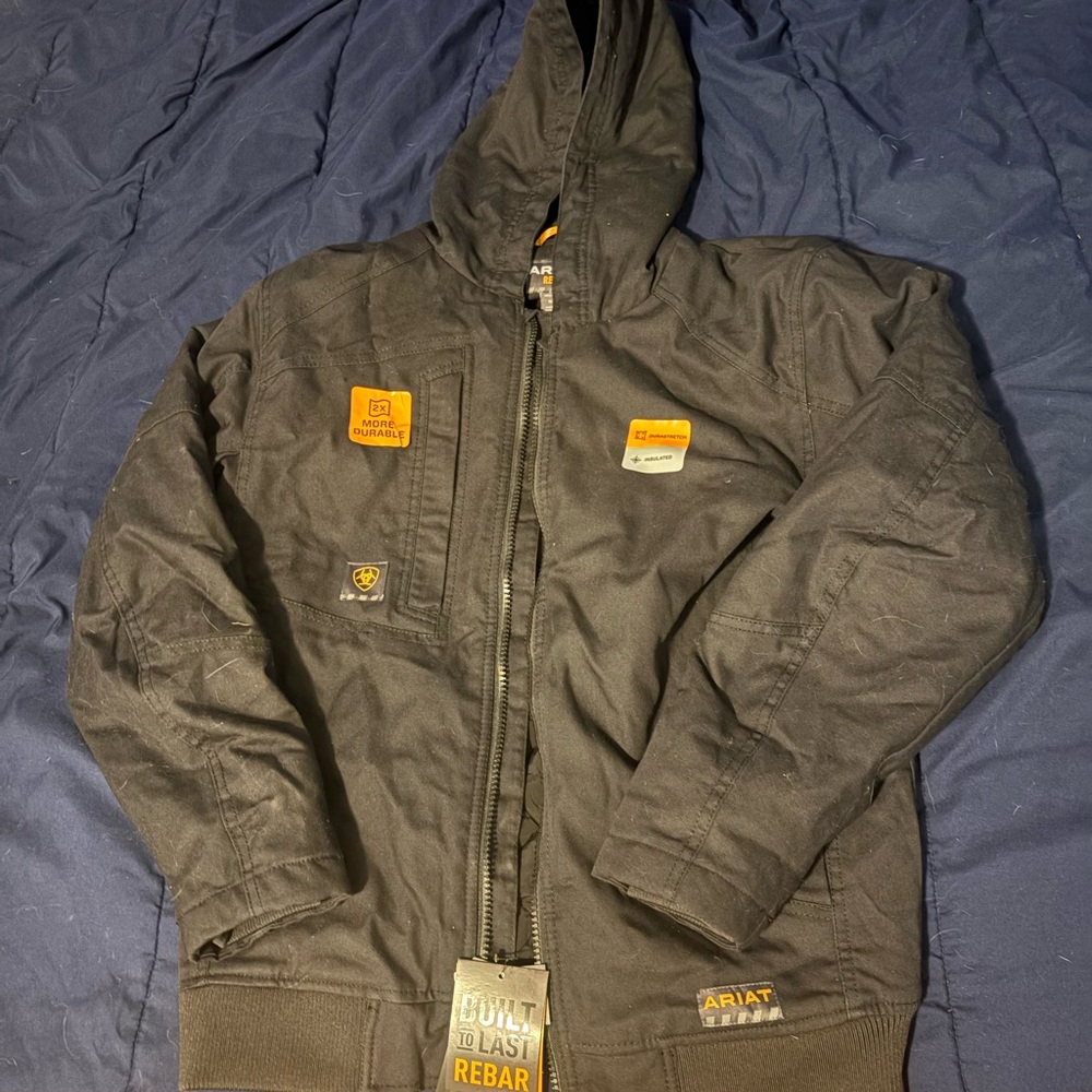 Ariat Men's Black Rebar Coat